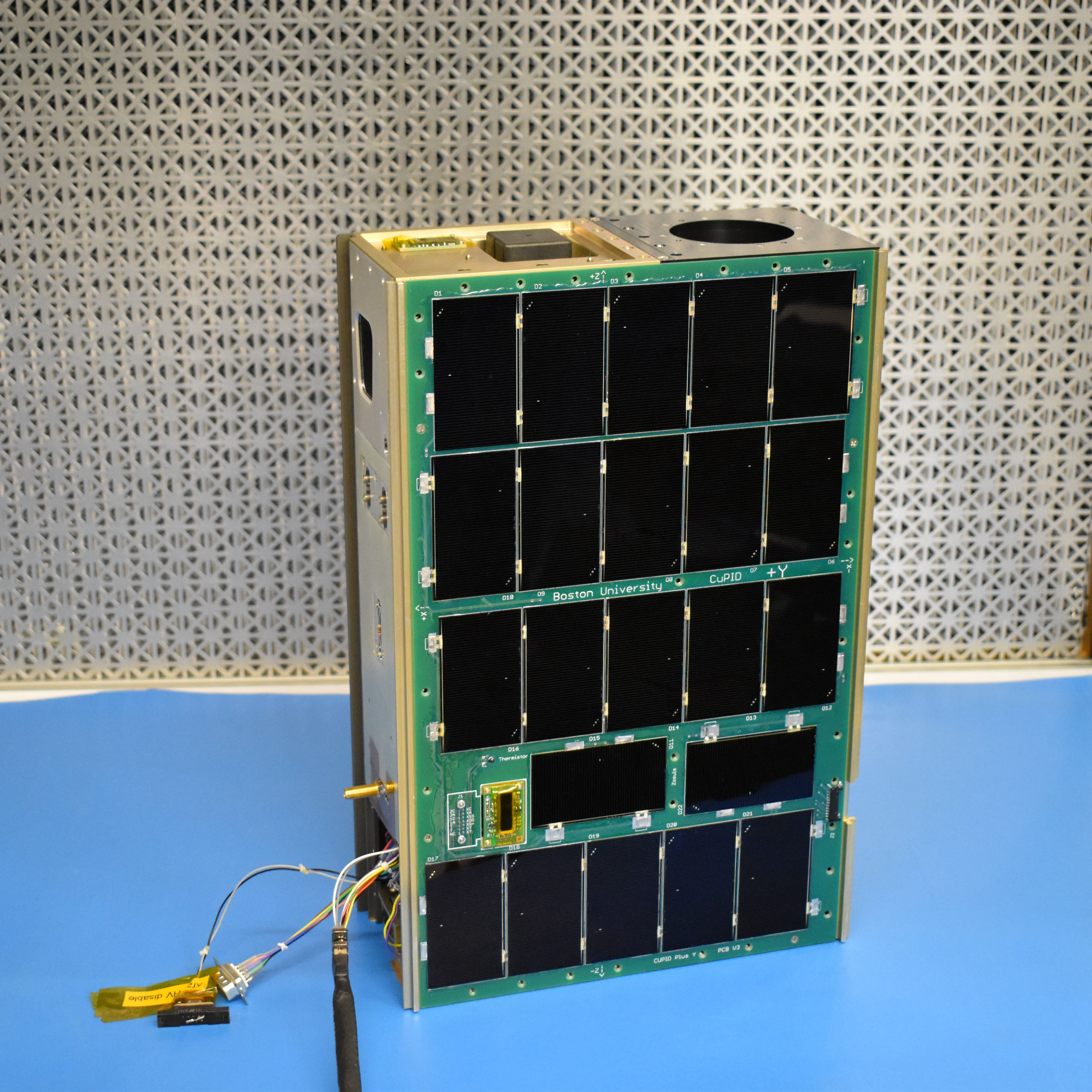 CRESST II scientist Mr. Rousseau Nutter participated in the delivery of the Cusp Plasma Imaging Detector (CuPID) cubesat