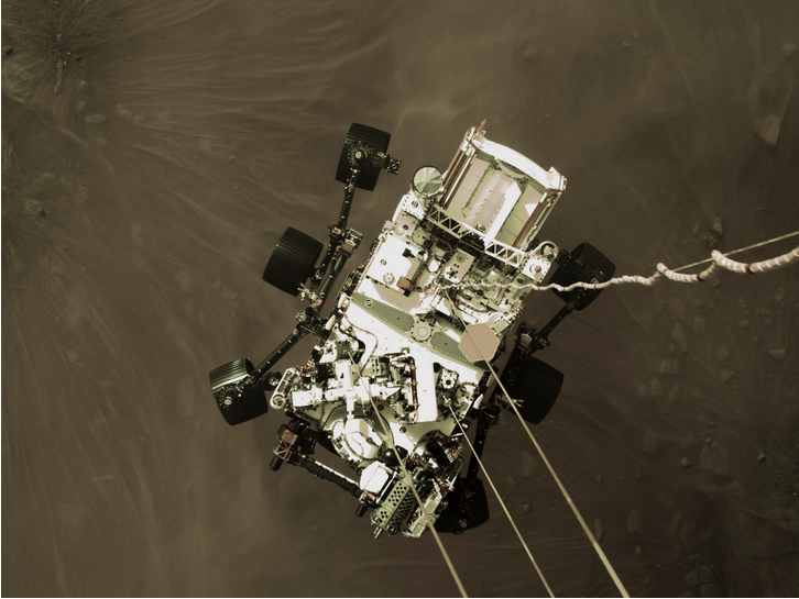 Identifying Shocked Feldspar on Mars Using Perseverance Rover